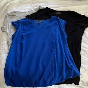 3 top maternity shirt lot